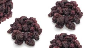 dried blueberries in dozens