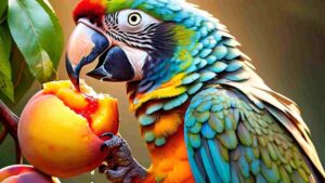 are peaches safe for parrot